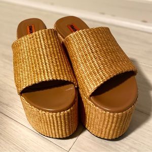 Simon Miller Blackout Woven Platform Sandal